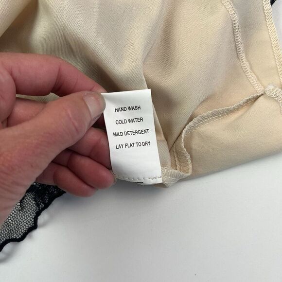 Ruby Rox Y2K Babydoll Floral Lace Dress S Whimsigot Fairy Grunge Sequin Mesh - Picture 13 of 13